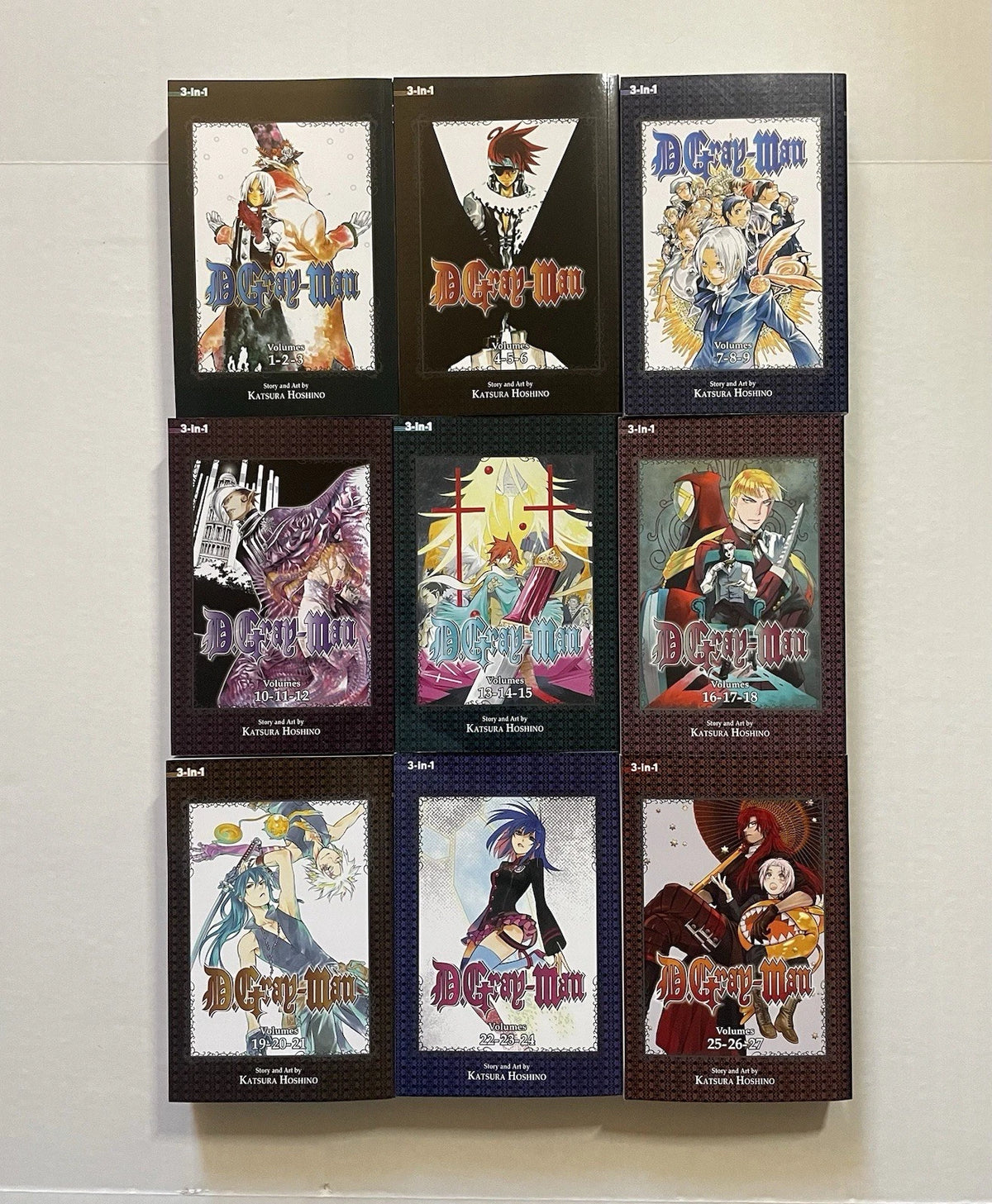 D. Gray-Man Manga Omnibus Volumes 1-27 Brand New English US Authentic Viz Media