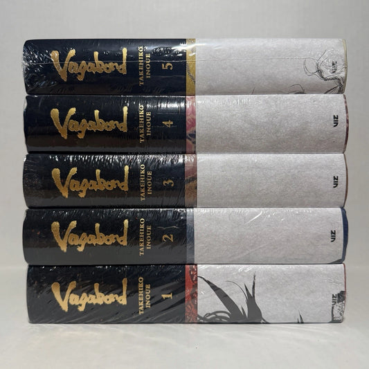 Vagabond Manga Definitive Edition Volumes 1-5 New Sealed Hardcover Viz Media