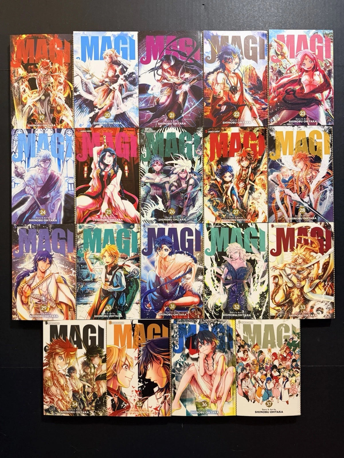 Magi The Labyrinth of Magic Manga Volumes 1-37 English New Authentic Viz Media