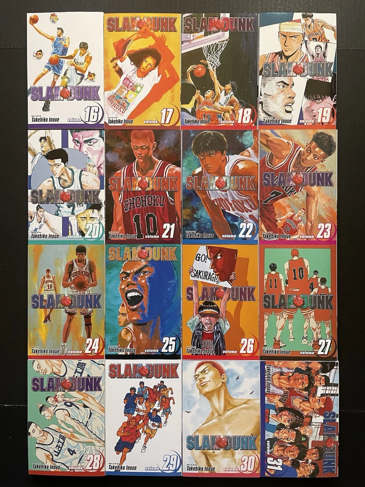 Slam Dunk Manga Volumes 1-31 Brand New Complete English Authentic Viz Media US