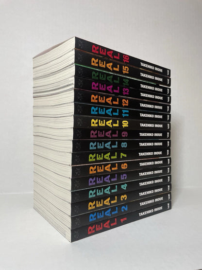 Real Manga Volumes 1-16 English New US Authentic Viz Media Takehiko Inoue
