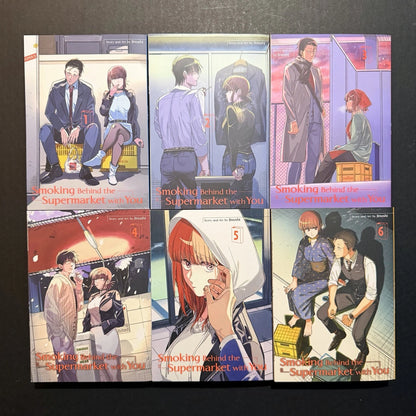 Smoking Behind the Supermarket with You Manga Volumes 1-6 English US Authentic