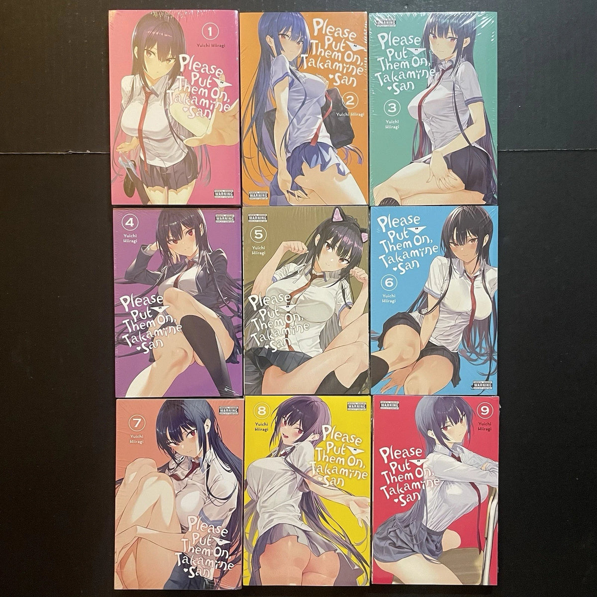Please Put Them On, Takamine-San Manga Volumes 1-9 Brand New English Sealed