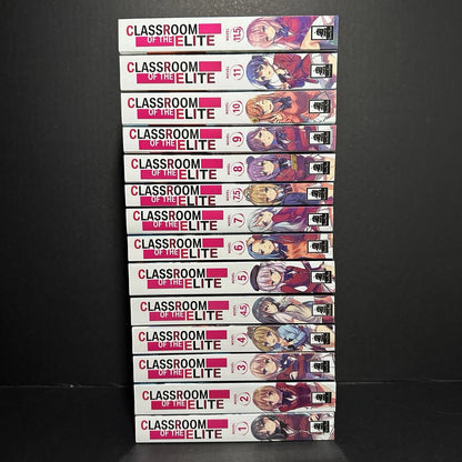 Classroom of the Elite Light Novel Complete Set Volumes 1-11.5 New English OOP