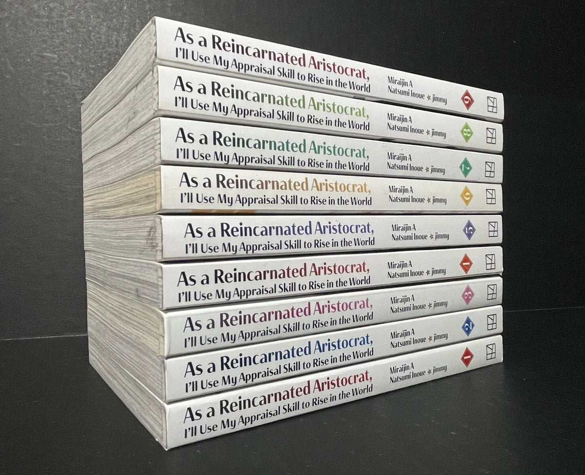 As a Reincarnated Aristocrat Manga Volumes 1-9 Brand New English Authentic