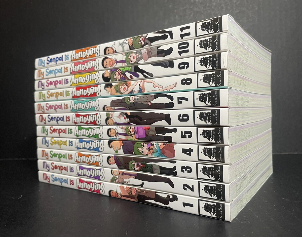 My Senpai Is Annoying Manga Volumes 1-11 Brand New English Authentic Seven Seas