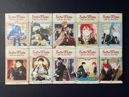 Snow White with the Red Hair Manga Volumes 1-26 English Brand New US Authentic