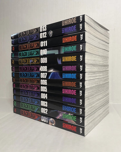 Black Lagoon Manga Volumes 1-13 English Brand New Authentic Viz Media Rei Hiroe