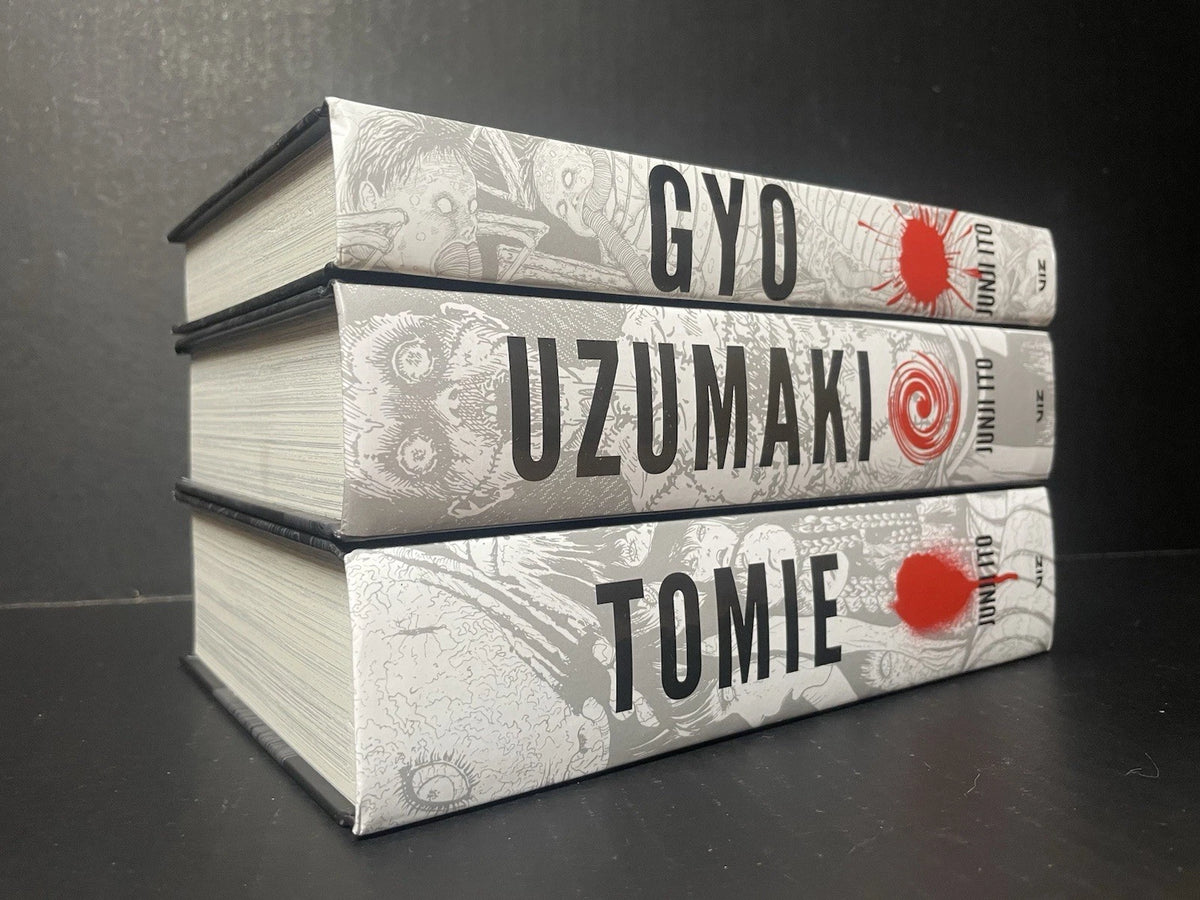 Gyo, Tomie, and Uzumaki Manga Junji Ito Bundle New Hardcover English Viz Media