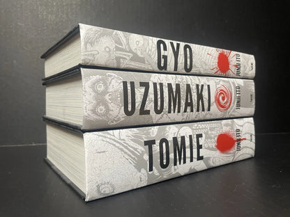 Gyo, Tomie, and Uzumaki Manga Junji Ito Bundle New Hardcover English Viz Media