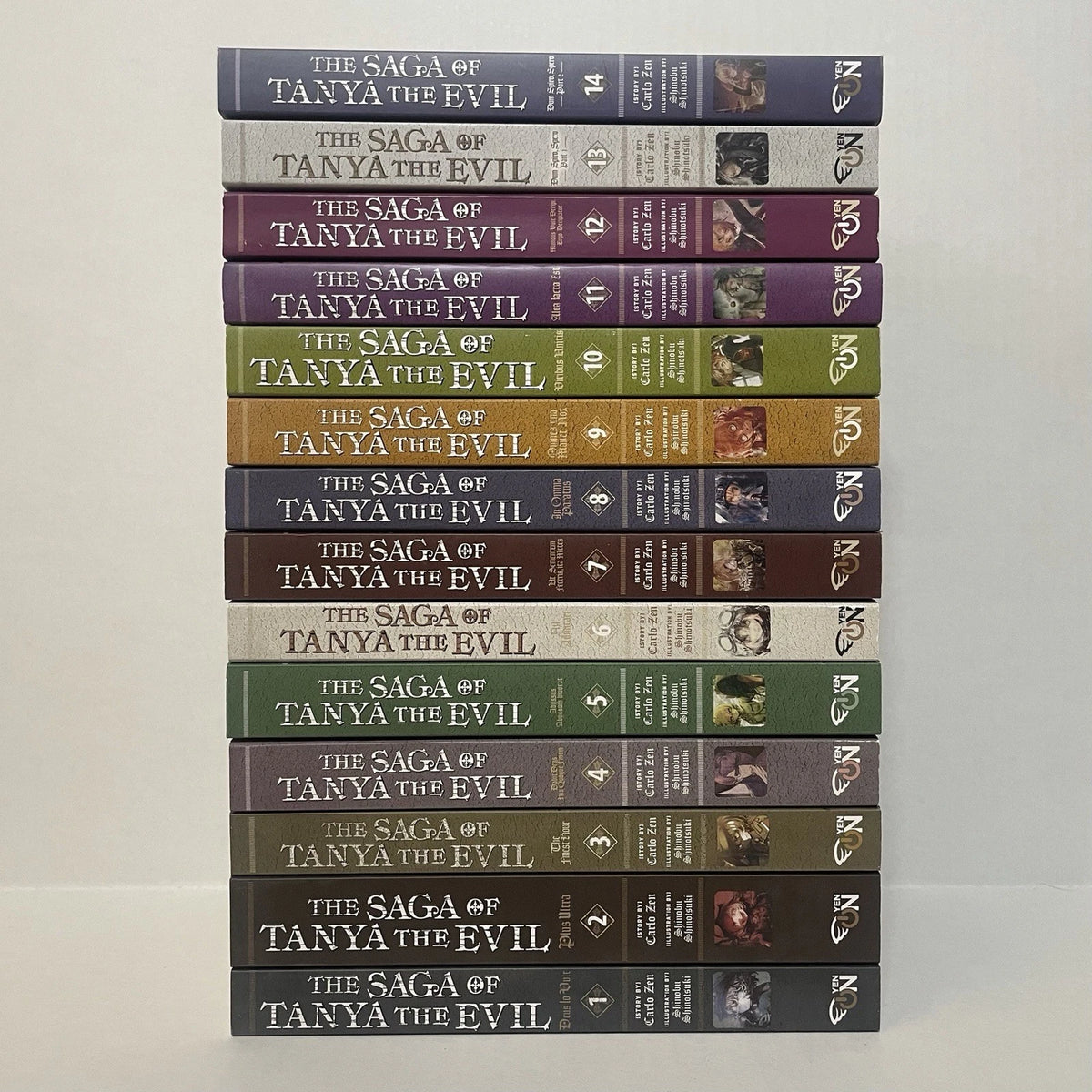 The Saga of Tanya the Evil Light Novel Volumes 1-14 Brand New English Authentic