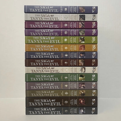 The Saga of Tanya the Evil Light Novel Volumes 1-14 Brand New English Authentic