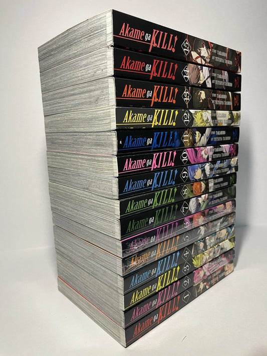 Akame Ga Kill! Manga Volumes 1-15 Brand New English US Authentic