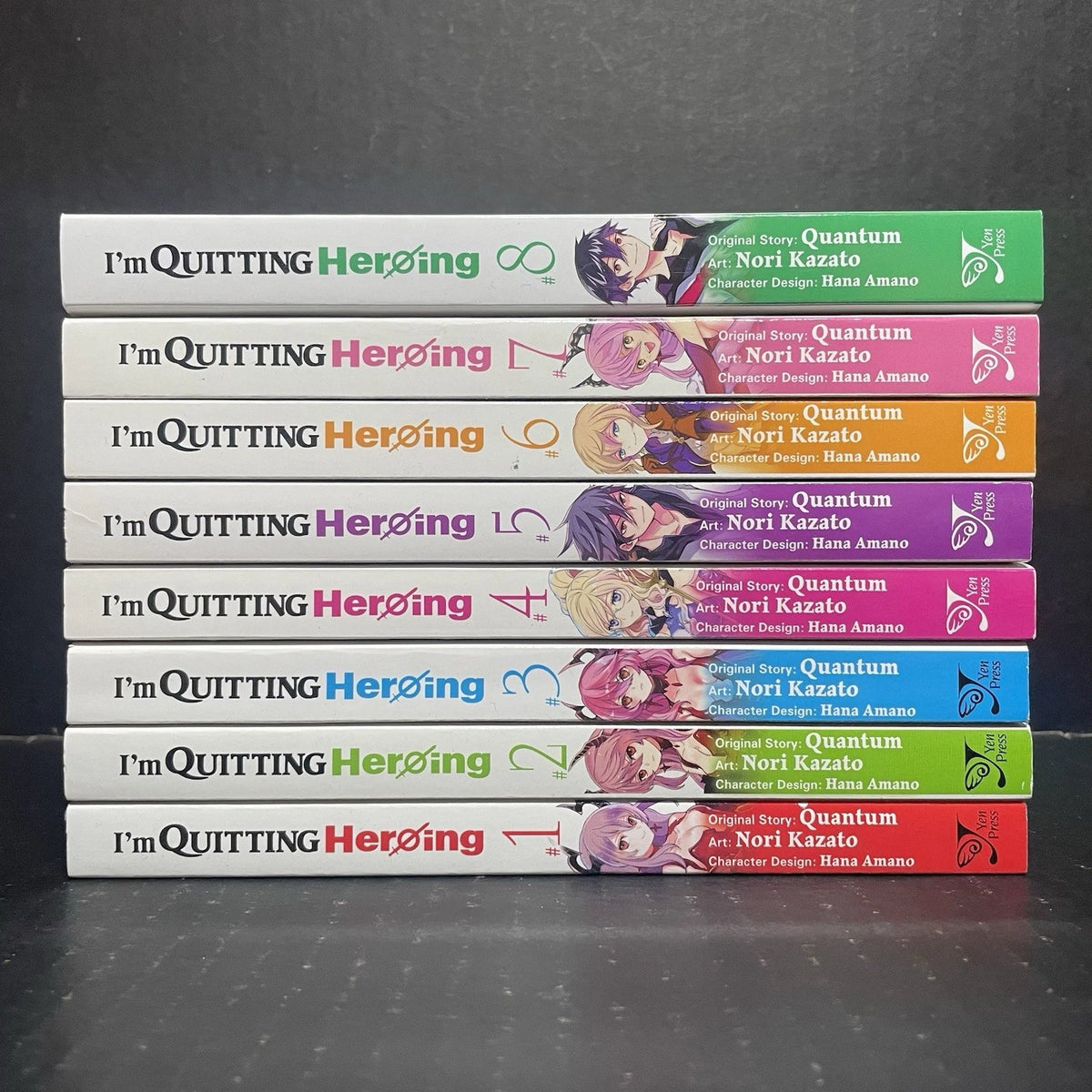 I’m Quitting Heroing Manga Volumes 1-8 Brand New English US Authentic