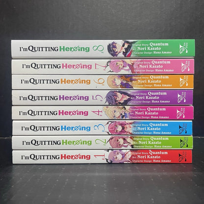 I’m Quitting Heroing Manga Volumes 1-8 Brand New English US Authentic