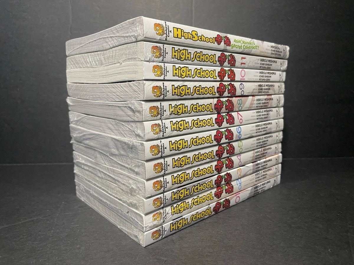 High School DxD Manga Volumes 1-11 + Secret Contract Brand New English Explicit