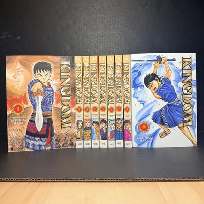 Kingdom Manga Volumes 1-9 Brand New English US Authentic Viz Media Yasuhisa Hara