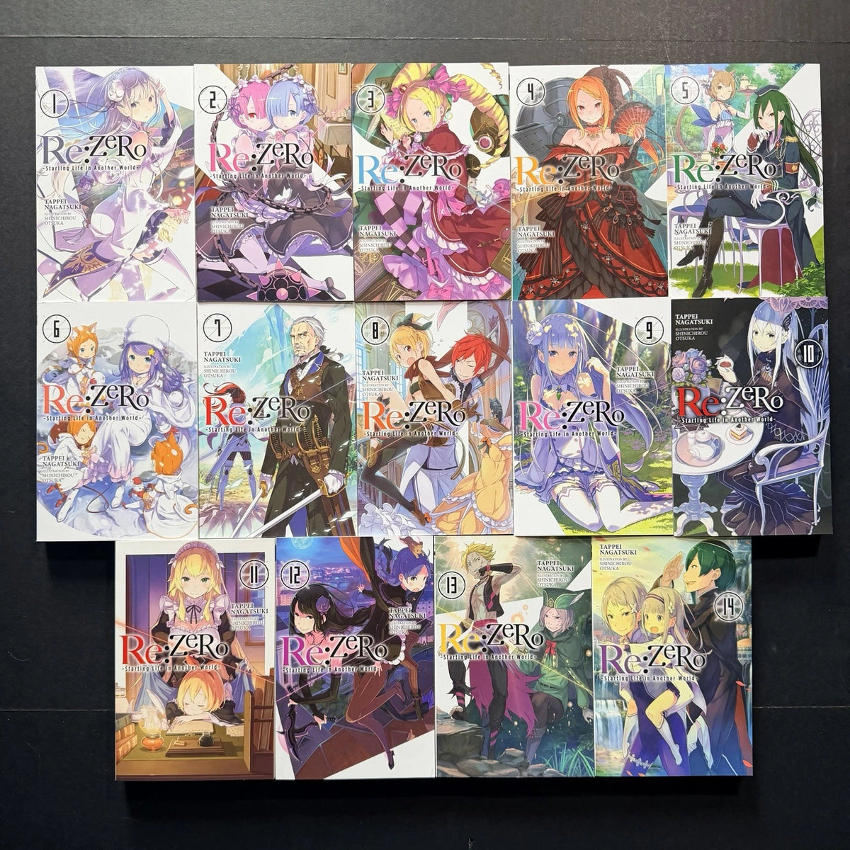 Re:Zero Light Novel Volumes 1-28 Brand New English US Authentic Yen Press