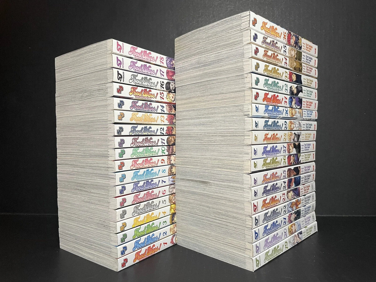 Food Wars! Manga Volumes 1-36 New Complete Set English Authentic Viz Media