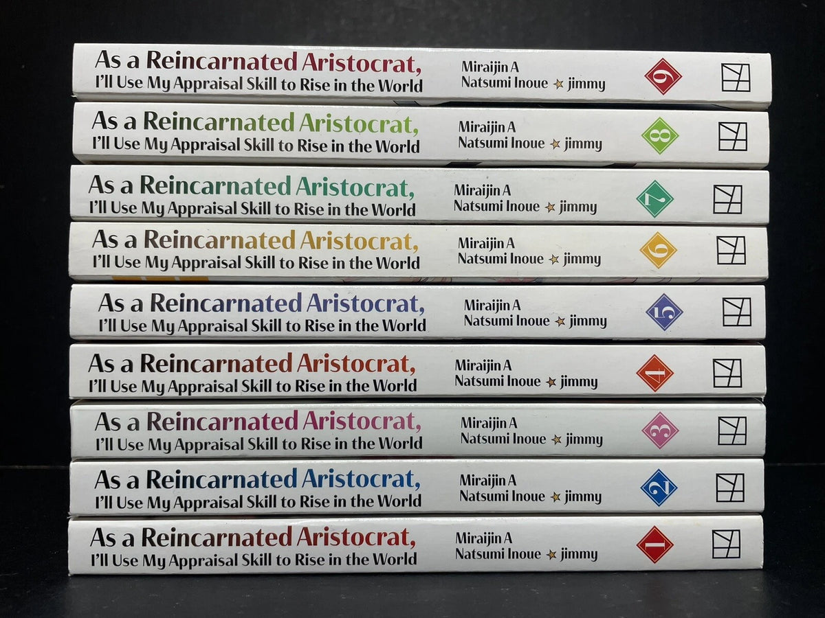 As a Reincarnated Aristocrat Manga Volumes 1-9 Brand New English Authentic