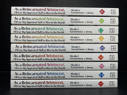 As a Reincarnated Aristocrat Manga Volumes 1-9 Brand New English Authentic