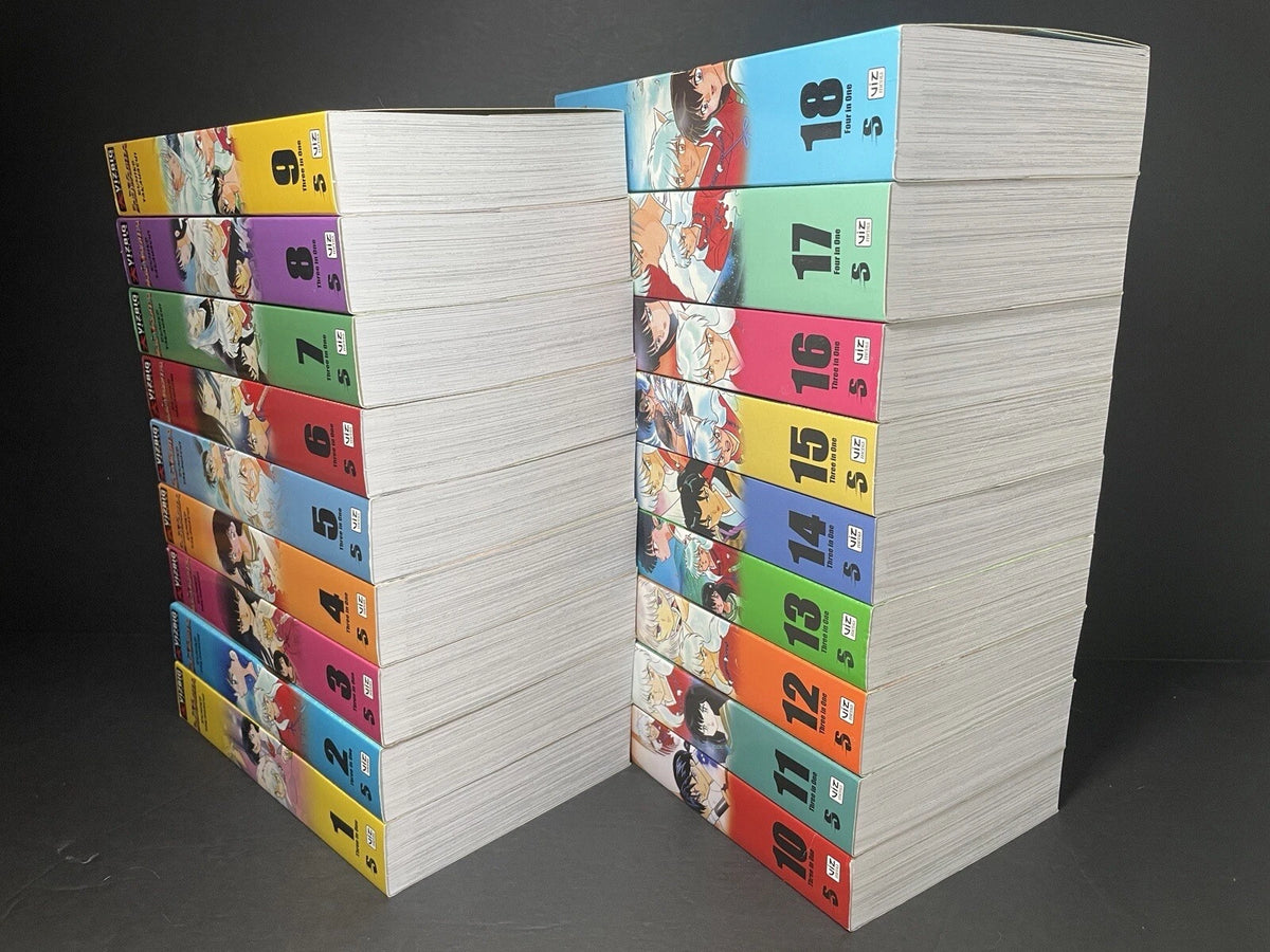 Inuyasha Vizbig Manga Volumes 1-18 Complete Set Brand New English US Authentic