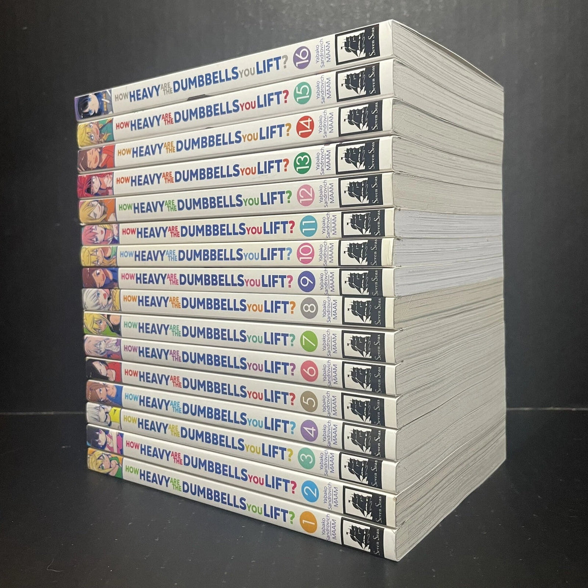 How Heavy Are The Dumbbells You Lift? Manga Volumes 1-16 New English Authentic