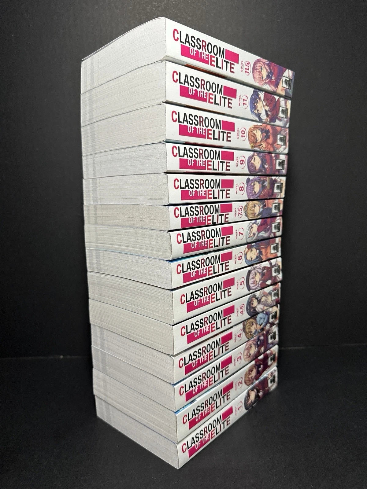 Classroom of the Elite Light Novel Complete Set Volumes 1-11.5 New English OOP