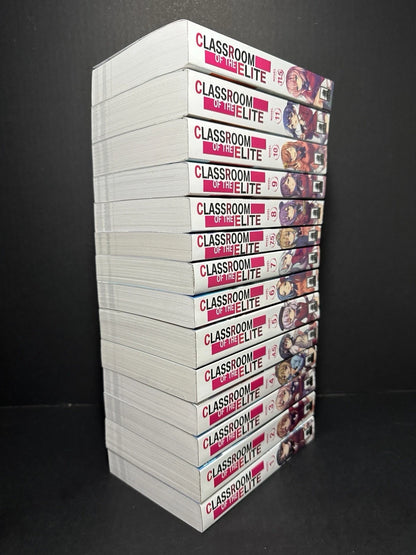 Classroom of the Elite Light Novel Complete Set Volumes 1-11.5 New English OOP