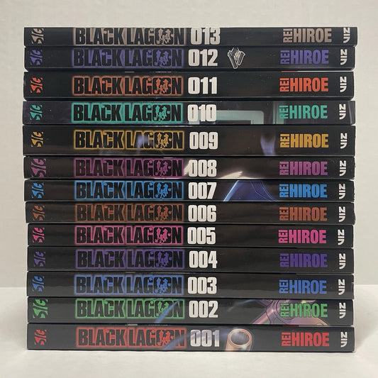 Black Lagoon Manga Volumes 1-13 English Brand New Authentic Viz Media Rei Hiroe