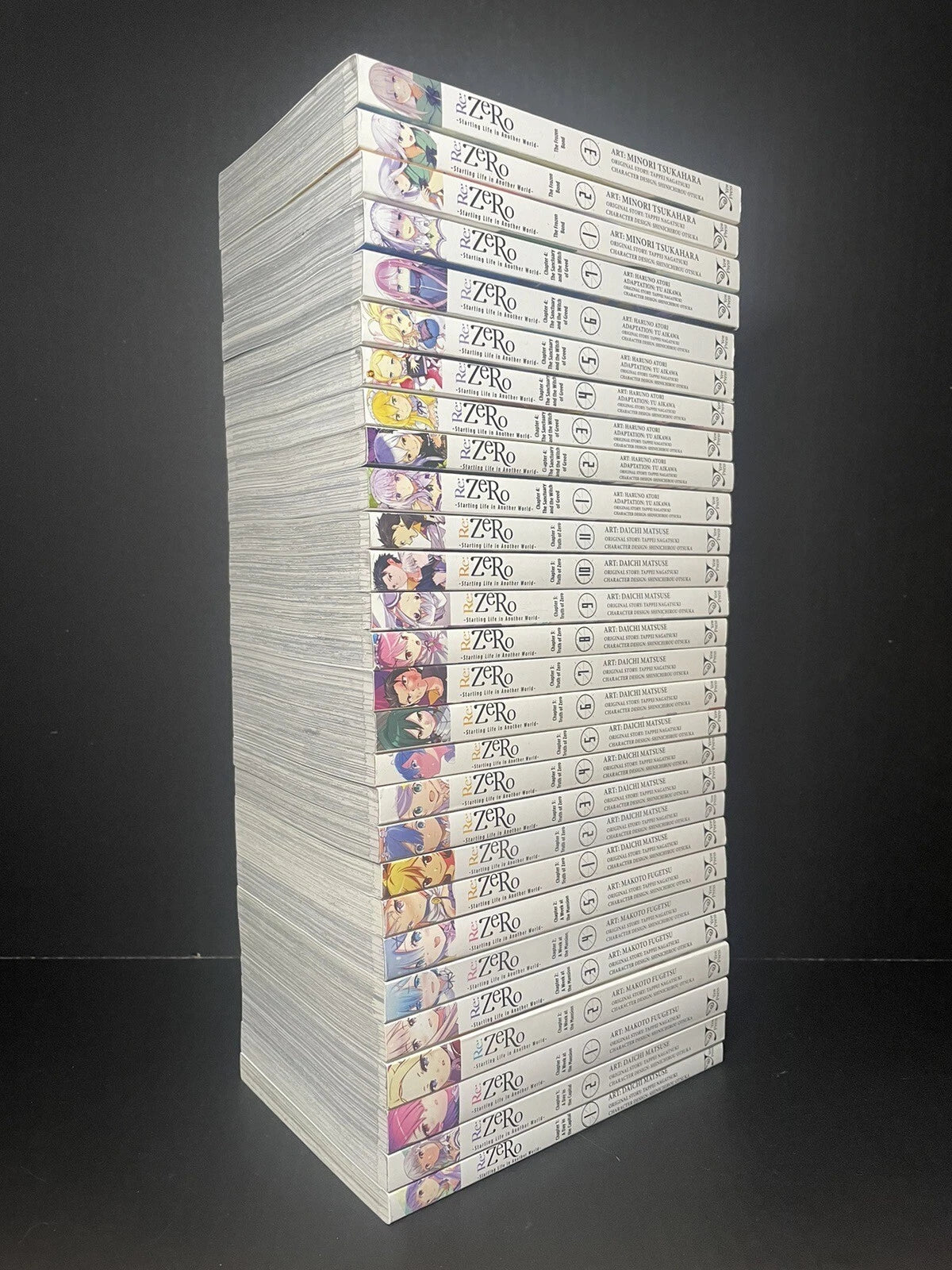 Re:Zero Manga 28 Volumes Chapters 1-4 + Frozen Bond Complete Set New English