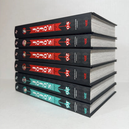 Jojo’s Bizarre Adventure Manga Part 1 Vols 1-2 and Part 2 Vols 1-4 English New
