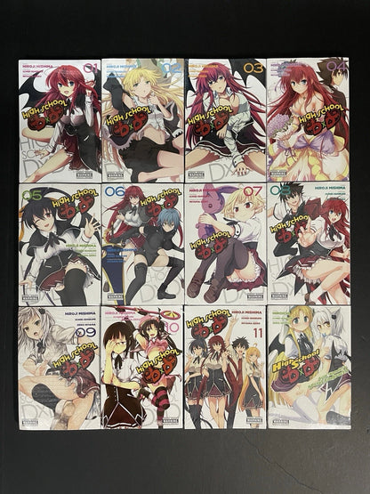High School DxD Manga Volumes 1-11 + Secret Contract Brand New English Explicit