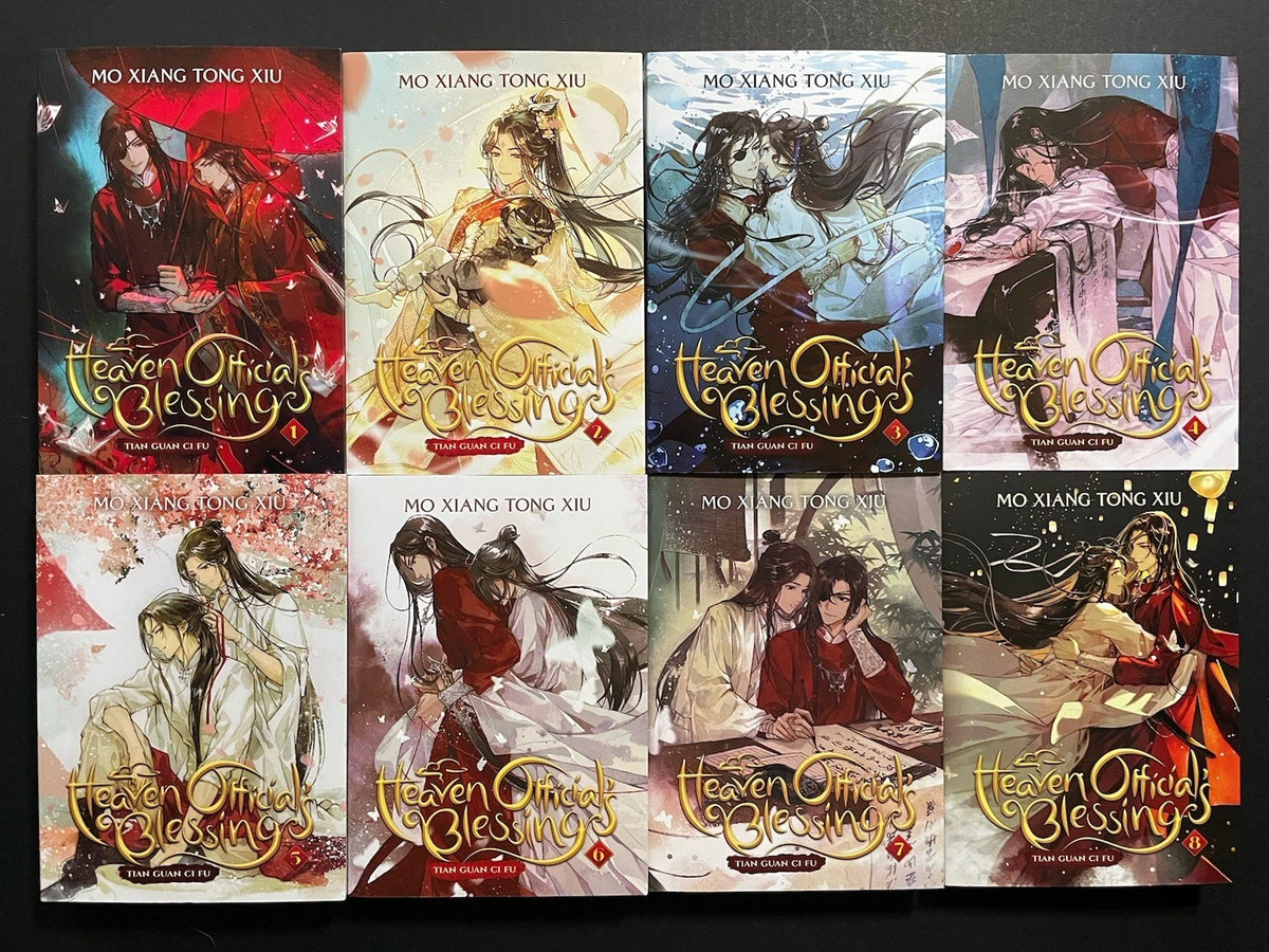 Heaven Official’s Blessing Novel Volumes 1-8 Complete English Authentic New