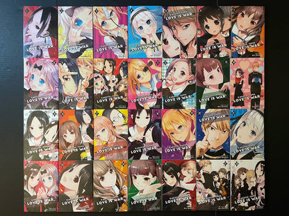 Kaguya-Sama Love is War Manga Volumes 1-28 Complete Set English New US Viz Media
