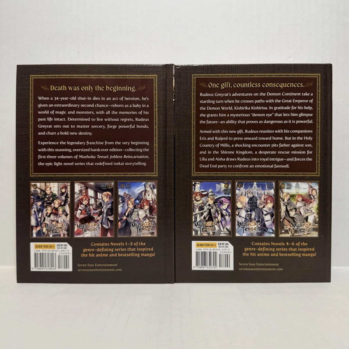 Mushoku Tensei Light Novel Deluxe Edition Volumes 1-2 New Hardcover US Authentic