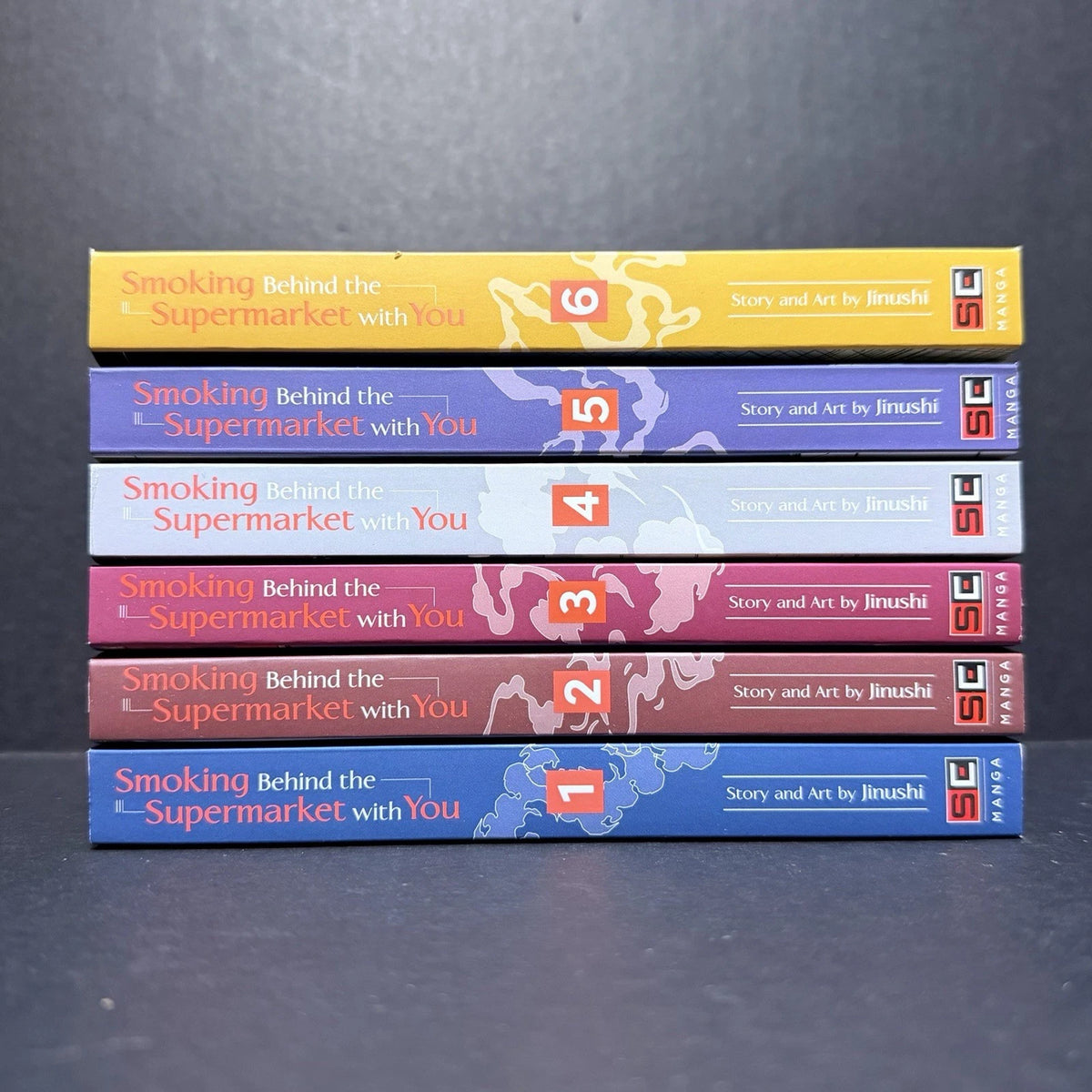 Smoking Behind the Supermarket with You Manga Volumes 1-6 English US Authentic