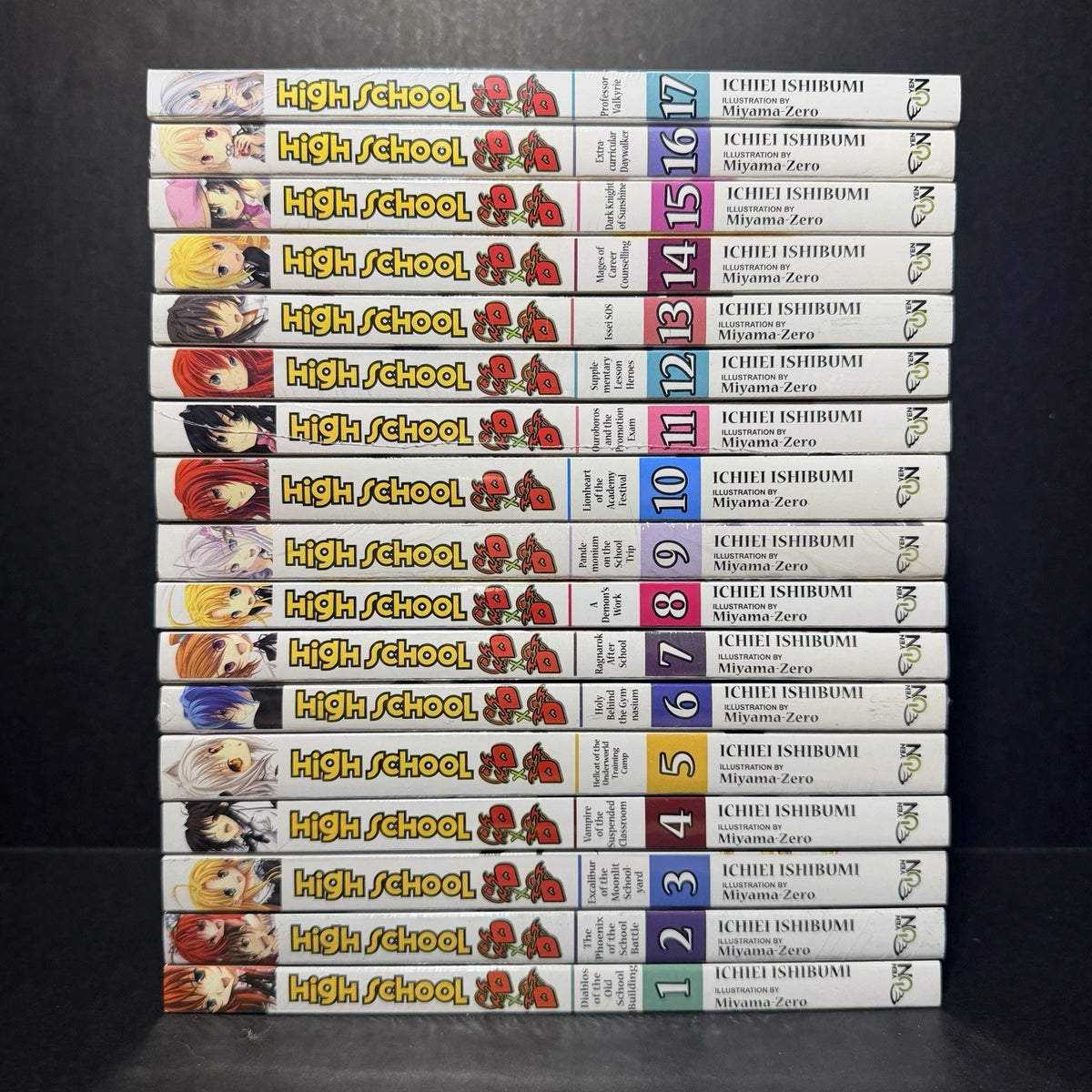 High School DxD Light Novel Volumes 1-17 Sealed Brand New US Authentic
