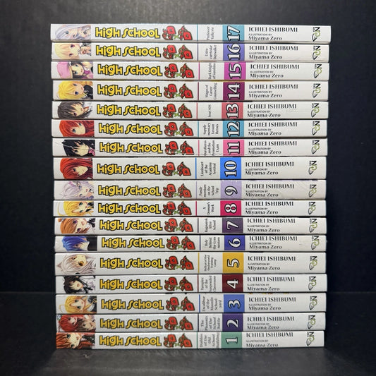 High School DxD Light Novel Volumes 1-17 Sealed Brand New US Authentic
