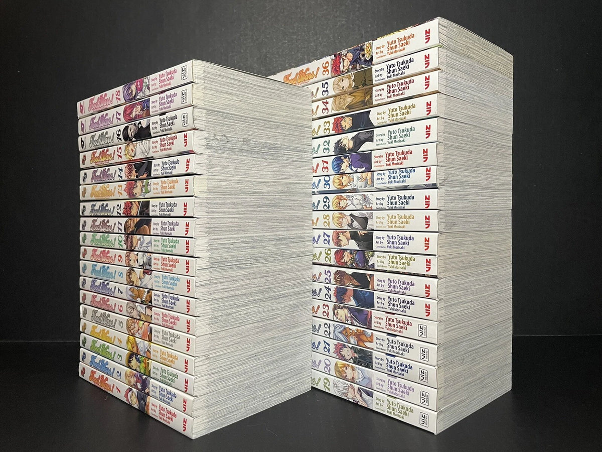 Food Wars! Manga Volumes 1-36 New Complete Set English Authentic Viz Media
