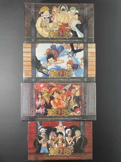 One Piece Manga Box Sets 1-4 English New Sealed US Authentic Viz Media