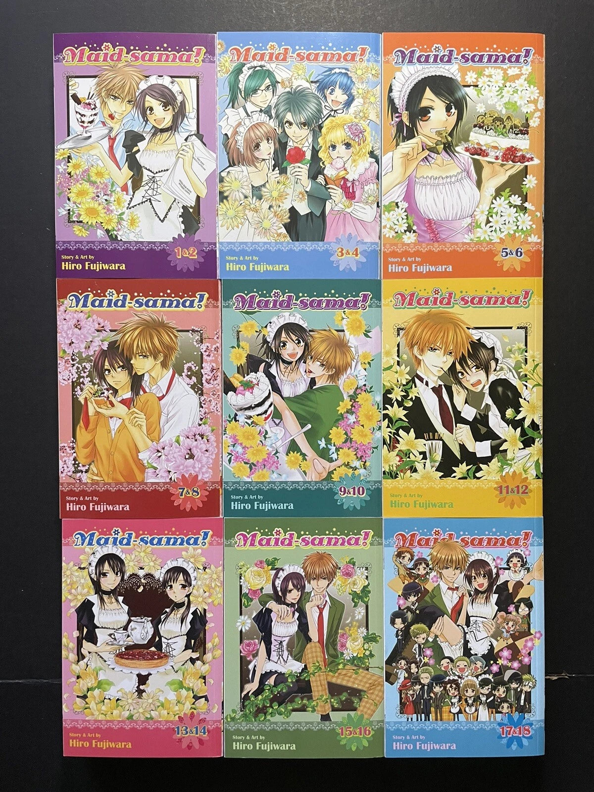 Maid-Sama Manga Omnibus 2 in 1 Edition Volumes 1-18 Brand New English Complete