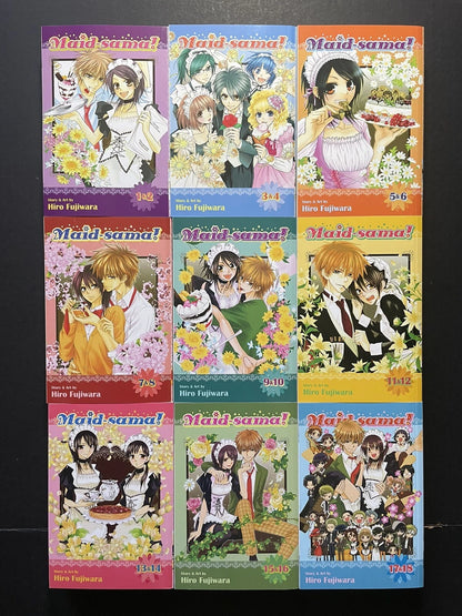 Maid-Sama Manga Omnibus 2 in 1 Edition Volumes 1-18 Brand New English Complete