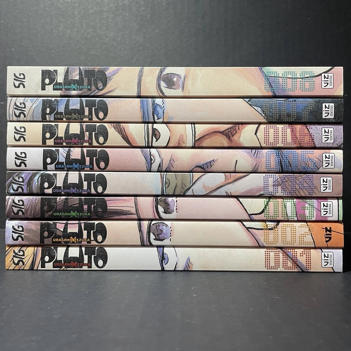 Pluto Manga Volumes 1-8 English New Authentic Viz Media Urasawa x Tezuka