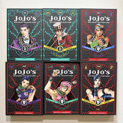 Jojo’s Bizarre Adventure Manga Part 1 Vols 1-2 and Part 2 Vols 1-4 English New