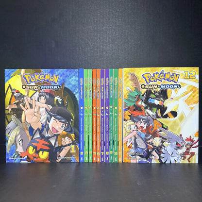 Pokemon Sun and Moon Manga Volumes 1-12 English Brand New Authentic Viz Media