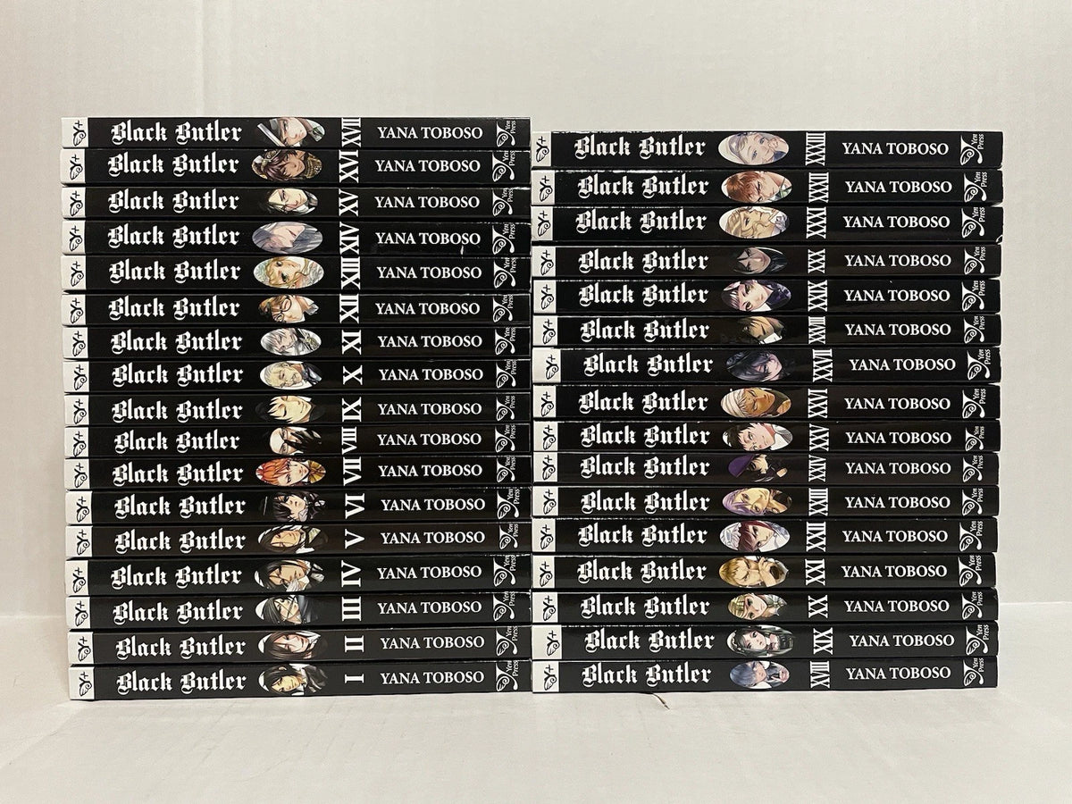 Black Butler Manga Volumes 1-33 Brand New English US Authentic Complete Set