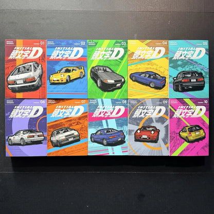 Initial D Manga Omnibus 1-10 (Includes Volumes 1-20) Brand New English Authentic