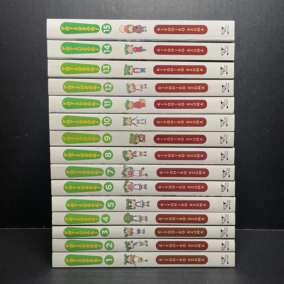Yotsuba&amp;! Manga Volumes 1-15 Brand New English Authentic Yen Press