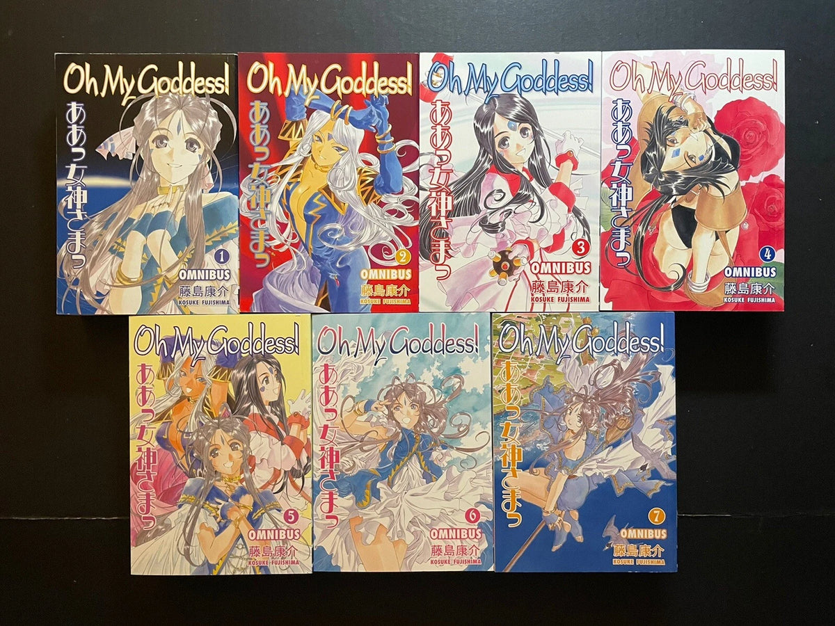 Oh My Goddess! Manga Omnibus Volumes 1-7 English Complete Dark Horse Brand New